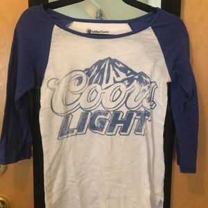Coors Light Baseball Tee